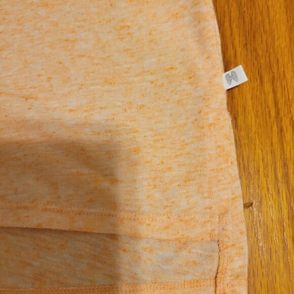 Victoria's Secret Flax Blend Peach/Pink Short Sleeve Hooded T-shirt M - Picture 5 of 10